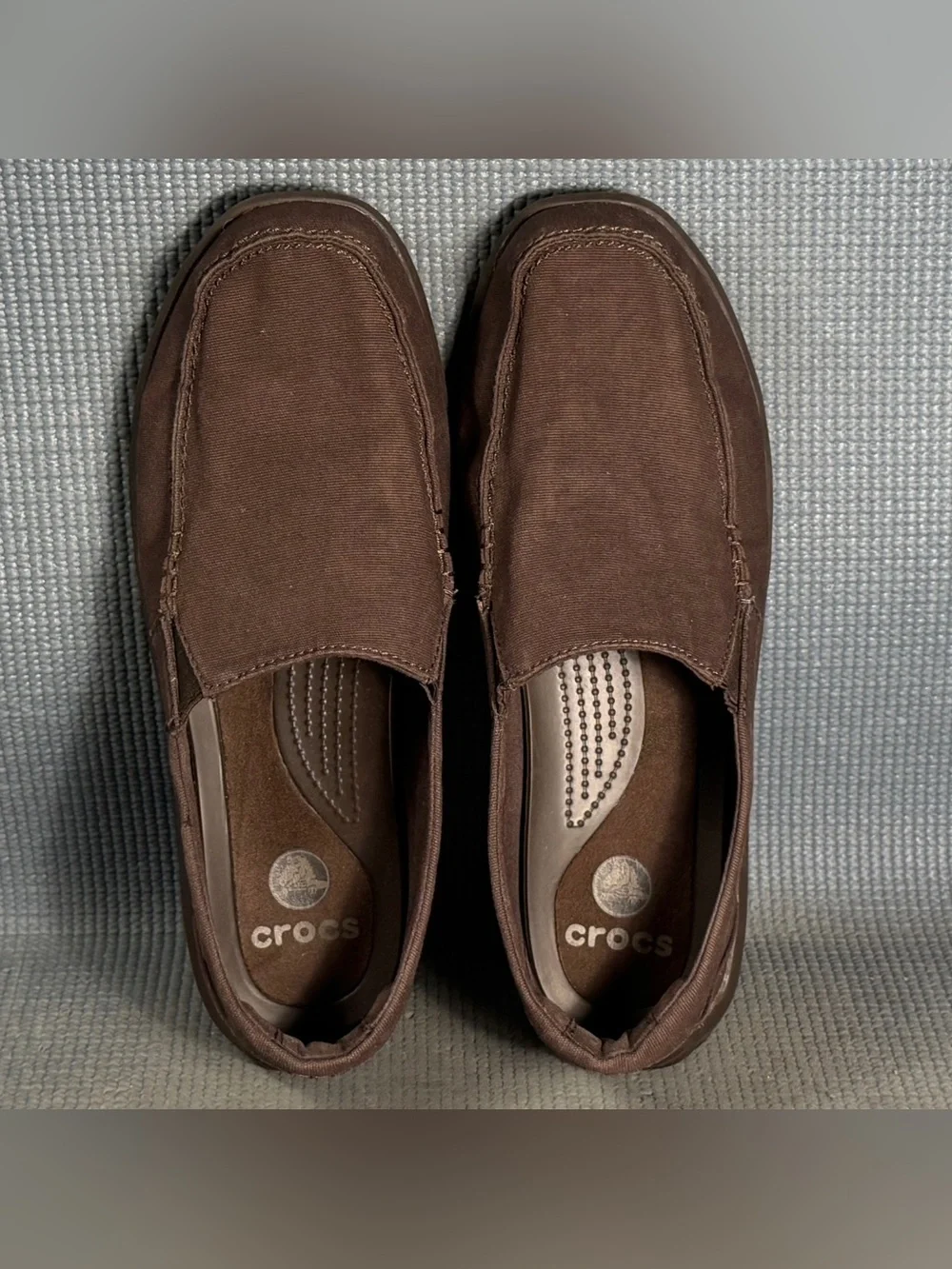 CROCS Walu Canvas Driver Moc Slip On Shoes Men’s Size 11